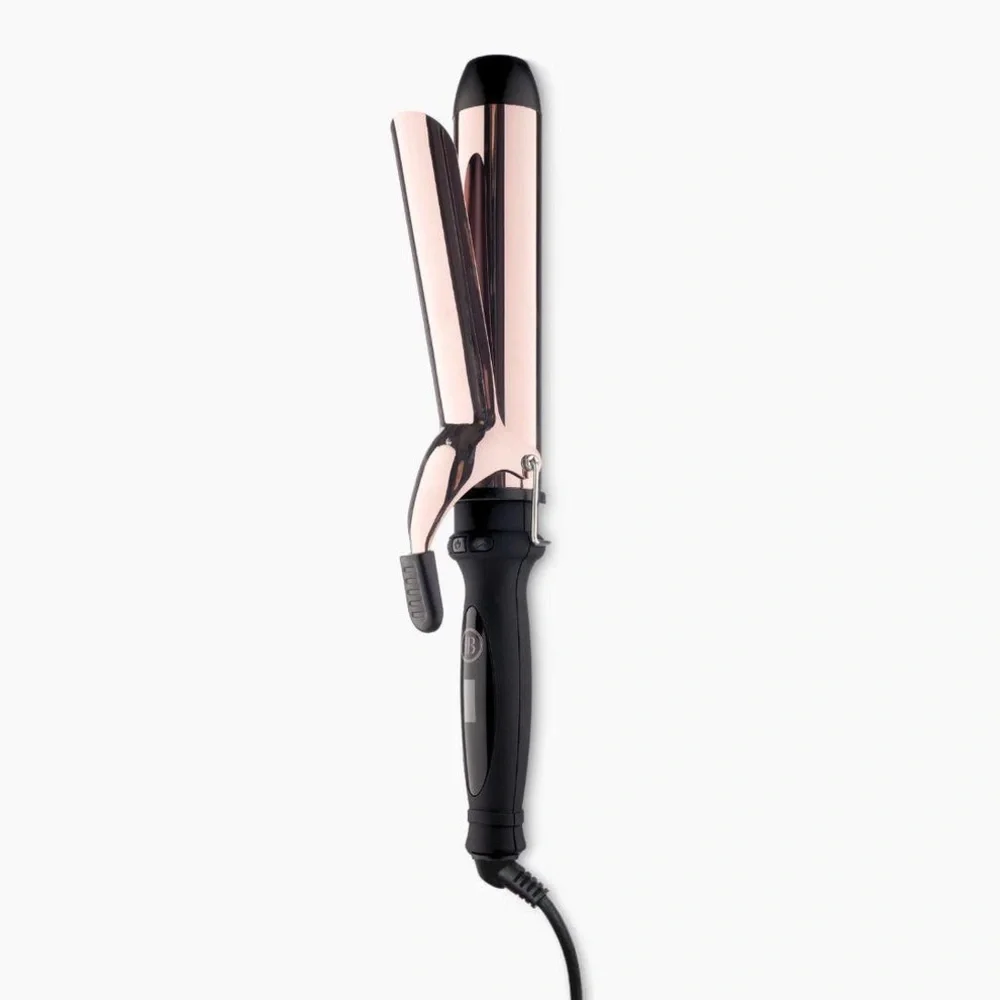 Bombay Hair 1.25” Titanium Curling Iron Rose Gold Dual Voltage 32mm